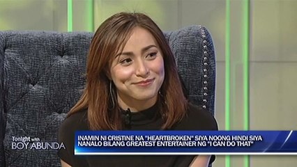 Cristine admits she expected to win I Can Do That