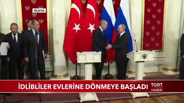 İdlibliler Evlerine Dönmeye Başladı