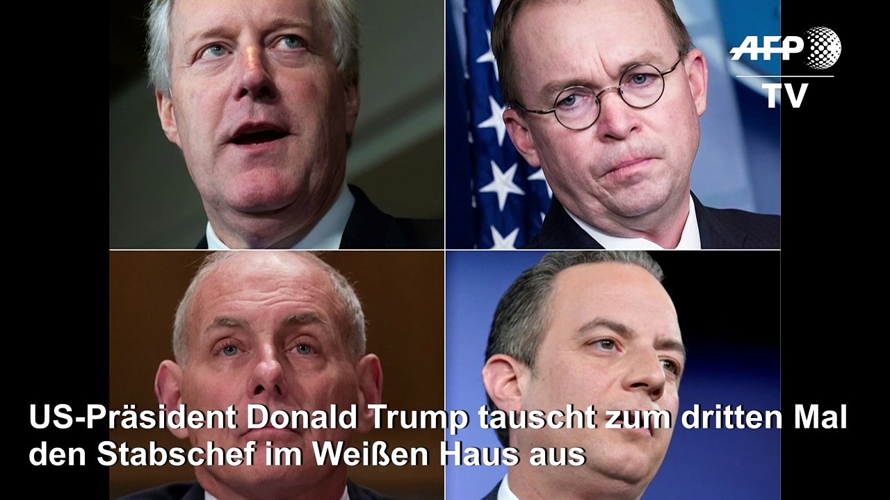Trump tauscht Stabschef im Weißen Haus zum dritten Mal aus