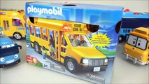 playing BUS toys with Wheels On The Bus Nursery Rhymes
