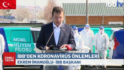 İBB mobil hijyen filosunun tanıtımı yapıldı