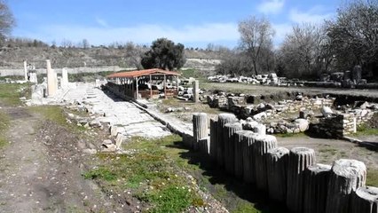 Stratonikeia Antik Kenti'ndeki Bizans mozaiklerine çatılı koruma