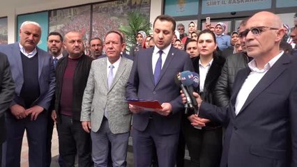 Siirt AK Parti İl Başkanlığından CHP'li Özkoç'a tepki