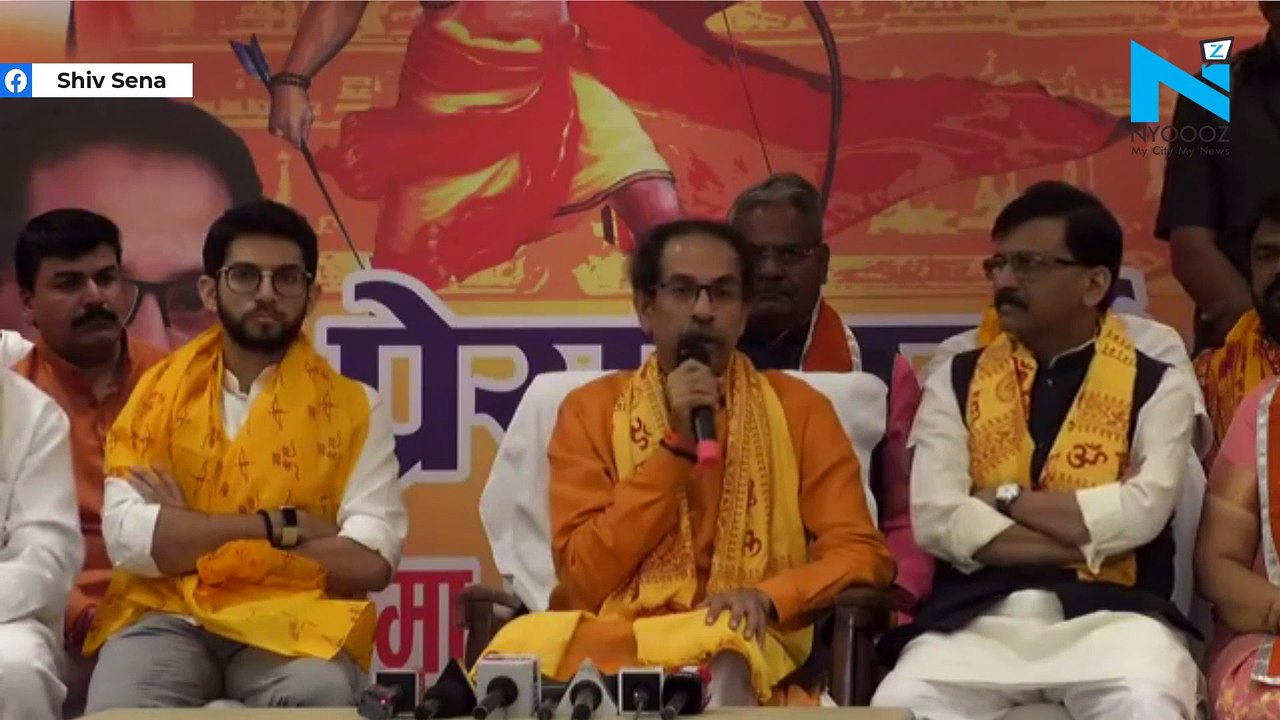Shiv Sena Chief Uddhav Thackeray announces 1 crore for construction of Ayodhya Ram Mandir