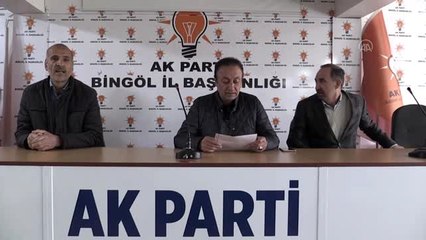 AK Parti Bingöl teşkilatından CHP'li Özkoç'a tepki