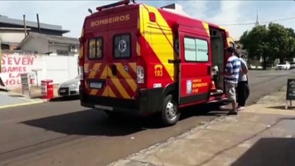 Homem cai em rampa de troca de óleo no Brasília