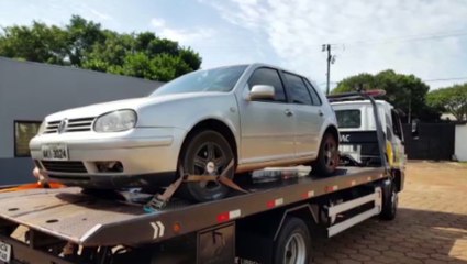 Golf furtado é recuperado e homem detido