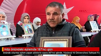 Hdp önündeki eylemde 187'nci gün