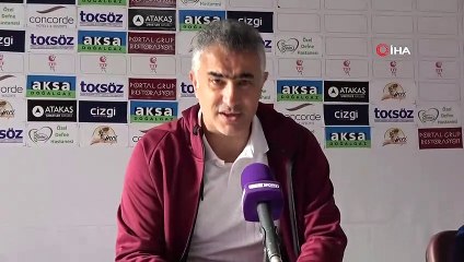 Hatayspor - BB Erzurumspor maçının ardından