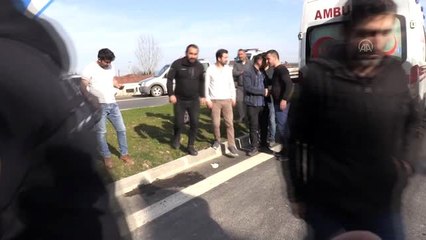 İki otomobilin çarpışması sonucu 6 kişi yaralandı