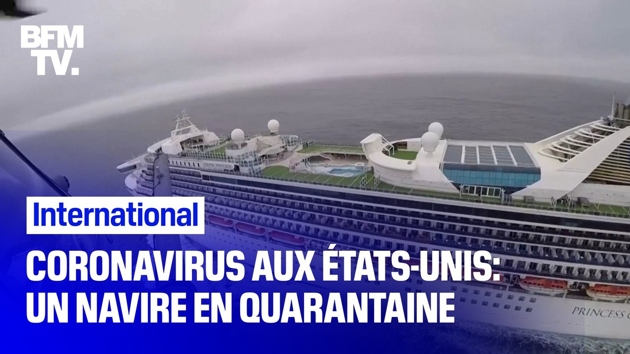 Coronavirus aux États-Unis: un navire de croisière en quarantaine