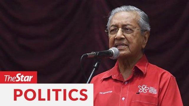 Party elections will decide who leads Bersatu, says Dr M