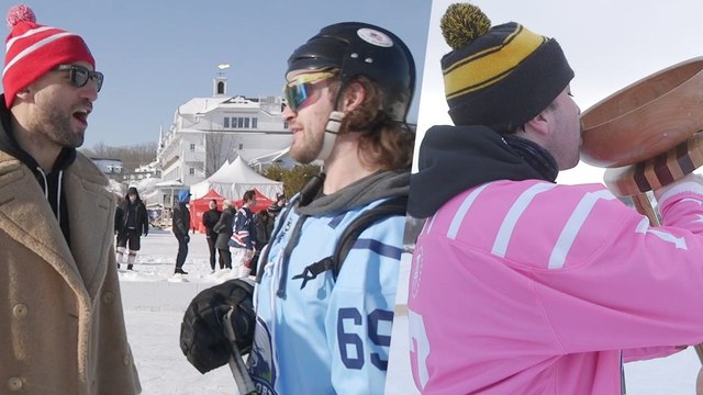 Spittin' Chiclets Takes On The Barstool Pond Hockey Tournaments
