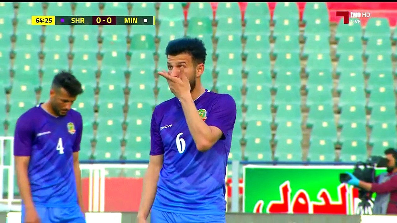 2020-03-7مباراه نادي الشرطه ونادي الميناء في الدوري العراقي  الشوط الثاني