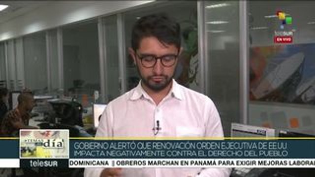 Gob. de Venezuela denuncia renovación de sanciones por parte de EE.UU.