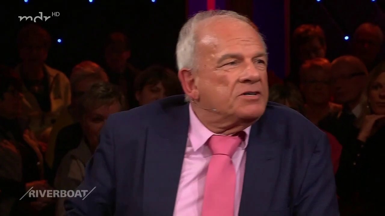 Peter Hahne auf dem 'Riverboat' (Febr. 2020)