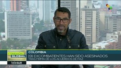 Colombia: 191 excombatientes han sido asesinados tras firma de acuerdo
