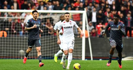 Trabzonspor, Gaziantep ile 1-1 berabere kaldı