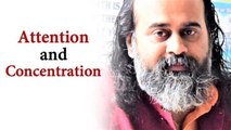 What is the difference between attention and concentration? || Acharya Prashant (2015)