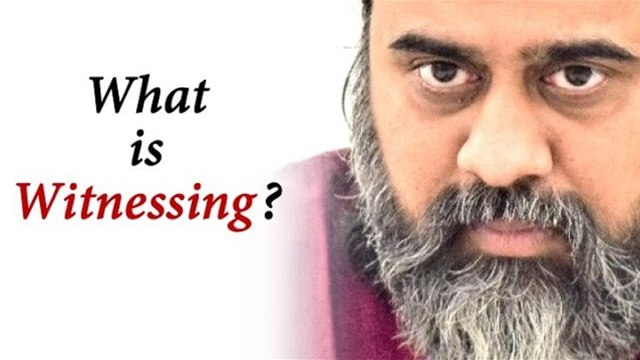 Witnessing is not aloofness; to witness is to come close || Acharya Prashant (2016)