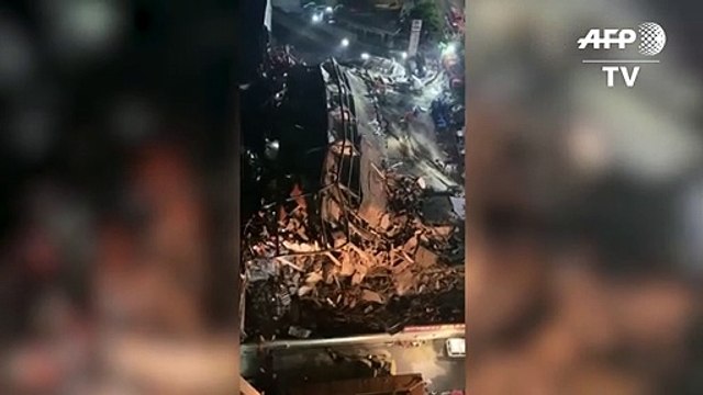 Derrumbe de hotel en China deja 70 personas bajo los escombros