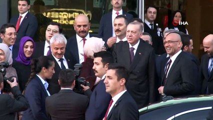 Cumhurbaşkanı Erdoğan Üsküdar’da nikah törenine katıldı