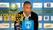 Conférence de presse Chamois Niortais - AS Nancy Lorraine (1-1) : Franck PASSI (CNFC) - Jean-Louis GARCIA (ASNL) - 2019/2020