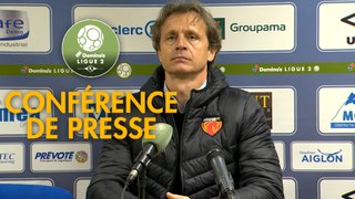 Conférence de presse FC Chambly - Le Mans FC (2-2) : Bruno LUZI (FCCO) - Richard DEZIRE (LEMANS) - 2019/2020