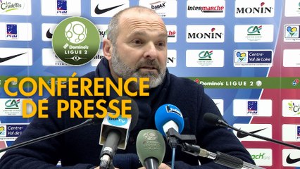Conférence de presse Châteauroux - SM Caen (2-1) : Nicolas USAI (LBC) - Pascal DUPRAZ (SMC) - 2019/2020