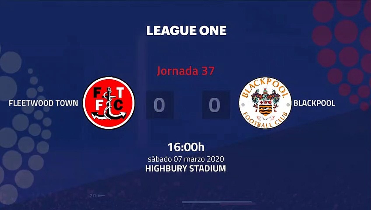 Resumen partido entre Fleetwood Town y Blackpool Jornada 37 League One