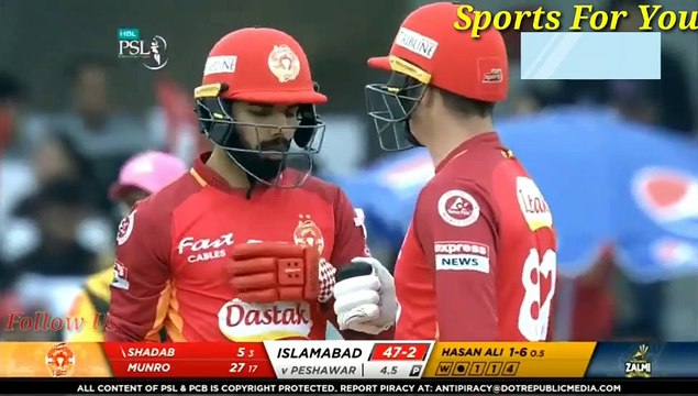 HBL PSL 5,2020 Match 20 Peshawar Zalmi vs Islamabad Uniteds Full Match highlights..