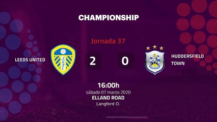 Resumen partido entre Leeds United y Huddersfield Town Jornada 37 Championship