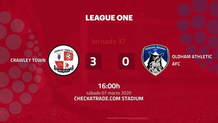 Resumen partido entre Crawley Town y Oldham Athletic AFC Jornada 37 League Two