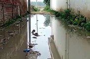 बकेवर: 2 दिन की बारिश में सड़कें हुई तालाब में तब्दील