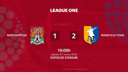 Resumen partido entre Northampton y Mansfield Town Jornada 37 League Two