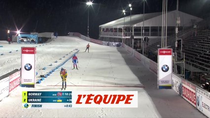 La Norvège gagne le relais - Biathlon - CM (H)
