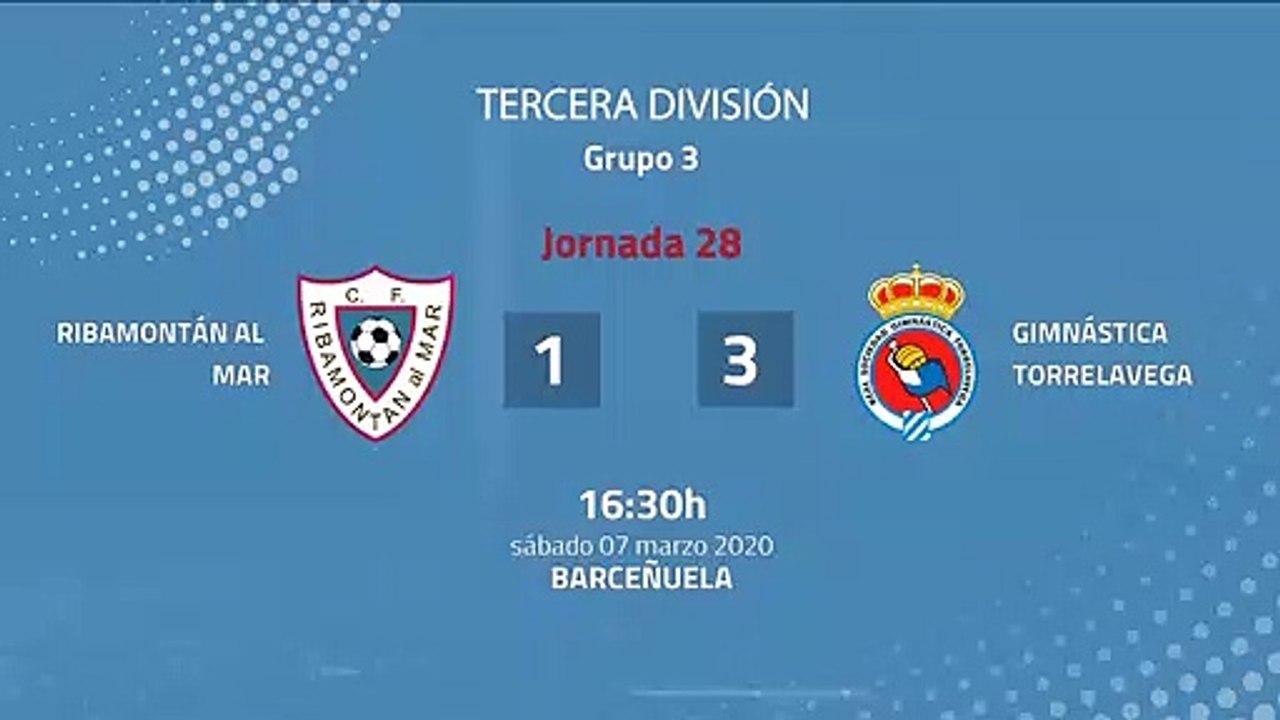 Resumen partido entre Ribamontán al Mar y Gimnástica Torrelavega Jornada 28 Tercera División