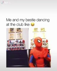 Funny Viral dancing spiderman tik tok video