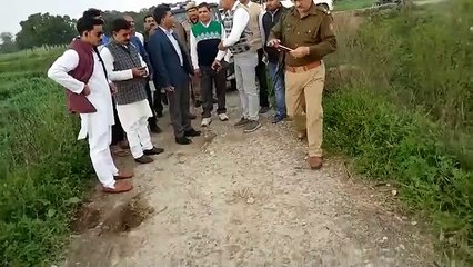 कैराना: सेनानायक ने पीएसी बटालियन की भूमि का किया निरीक्षण