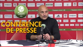 Conférence de presse AC Ajaccio - FC Lorient (1-0) : Olivier PANTALONI (ACA) - Christophe PELISSIER (FCL) - 2019/2020