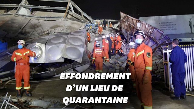 Coronavirus: un hôtel chinois converti en lieu de quarantaine s'effondre