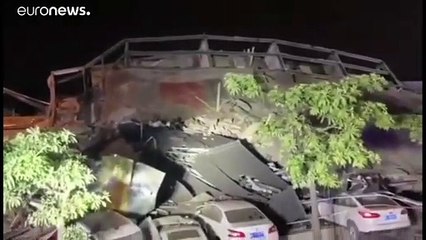 На востоке Китая обрушилась карантинная гостиница