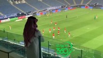خاص سعودي 360    رئيس نادي الاتفاق يتابع احماء فريقه من المدرجات قبل مواجهة الهلال