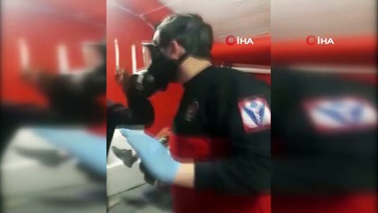 Yunan polisi gaza boğdu UMKE kurtardı