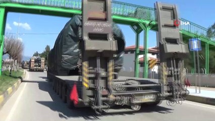 Sınır İlçesine obüs sevkiyatı