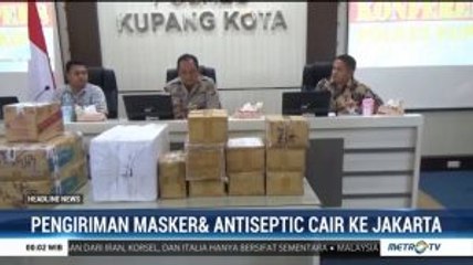 Kepolisian Kupang Amankan Masker dan Antiseptic yang Akan Dikirim ke Jakarta