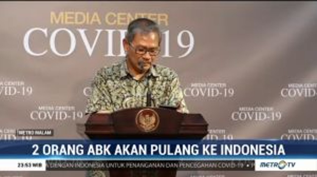 Sembuh, 2 Orang ABK Akan Pulang ke Indonesia