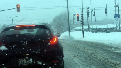 Snowstorm Montreal Canada 02 2020