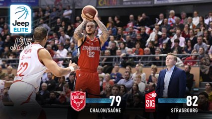 Jeep® ÉLITE : Chalon/Saône vs Strasbourg (J25)