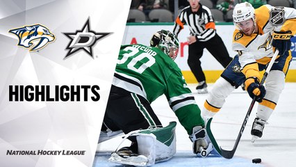 NHL Highlights | Predators @ Stars 3/07/2020